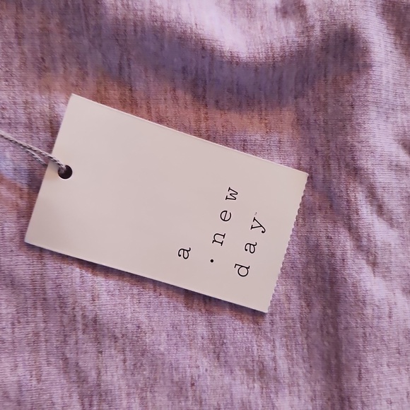 NWT A New Day Lightweight Sweatshirt Top XS Lavender Heather - Picture 3 of 5